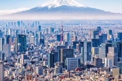 tokio-mount-fuji-skyline